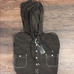 Jiberish Brown Corduroy Popover